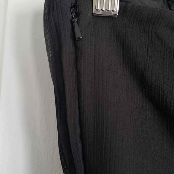 ASOS mini ruffle strapless dress black, size 8 - Picture 2 of 6